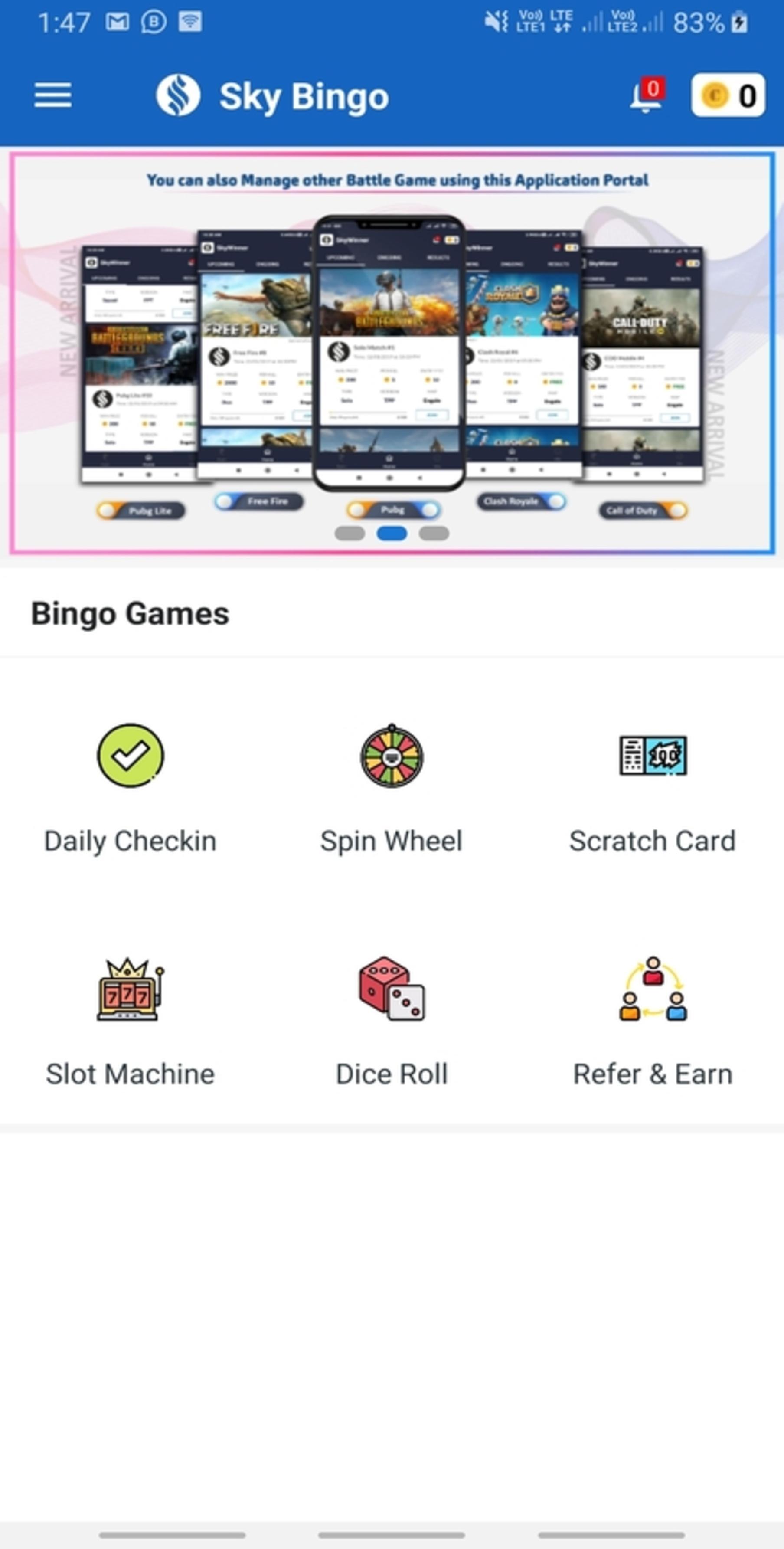 Sky bingo free bingo games